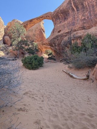Double O Arch, end of the trail